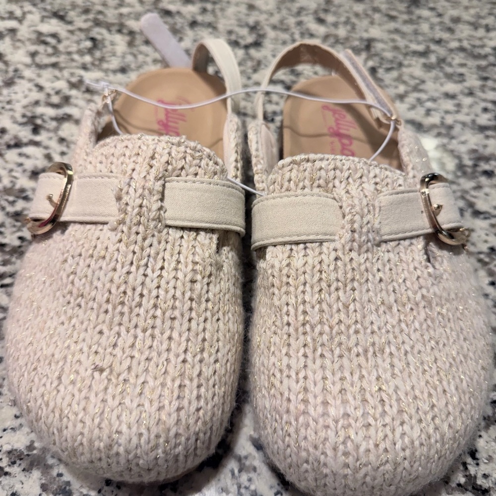 Jellypop Cream Knit Kids Slippers
